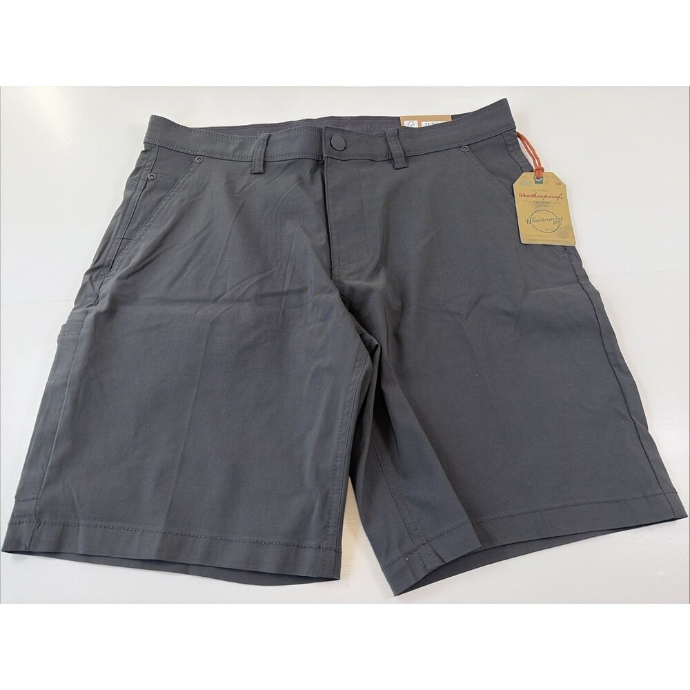Weatherproof Vintage Men’s Shorts Dark Gray Pockets Size 34W